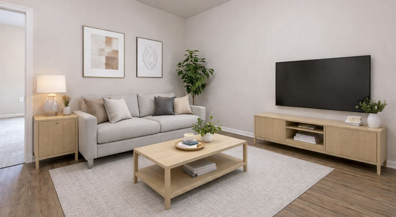 Living Room Space For Seniors in Assisted Living Facility